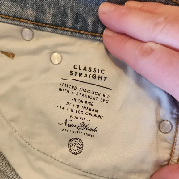 J. Crew Light Blue Straight Jeans - Picture 3 of 10